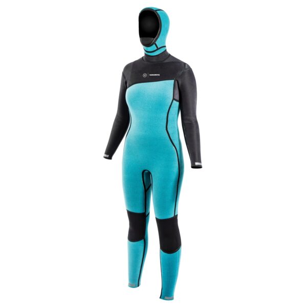 Women's Onsen 5/4/3 Front Zip Hooded Full Wetsuit - Afbeelding 3