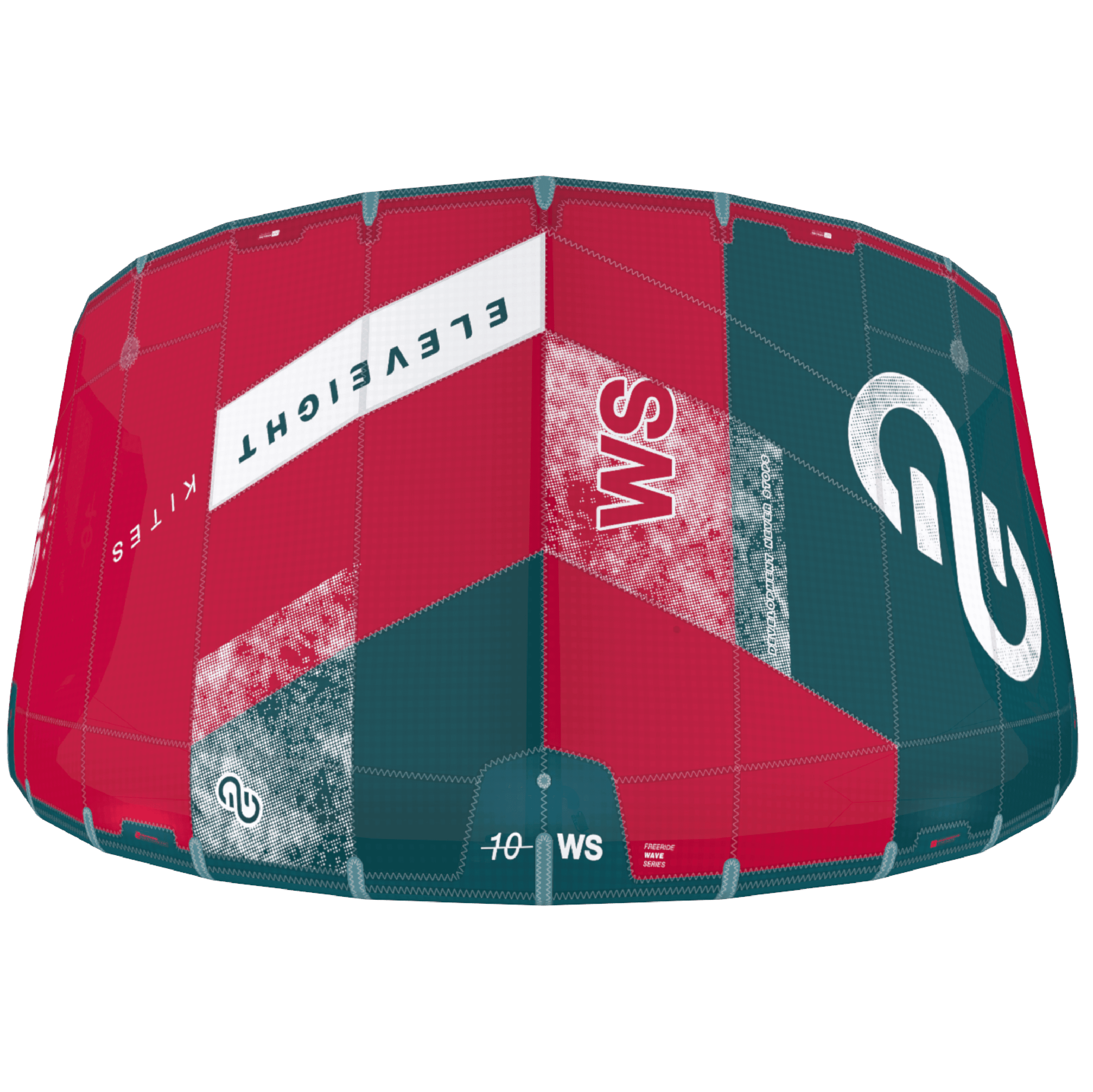 WS-V8-View-6-Red Eleveight WS V8 kite - Afbeelding 3