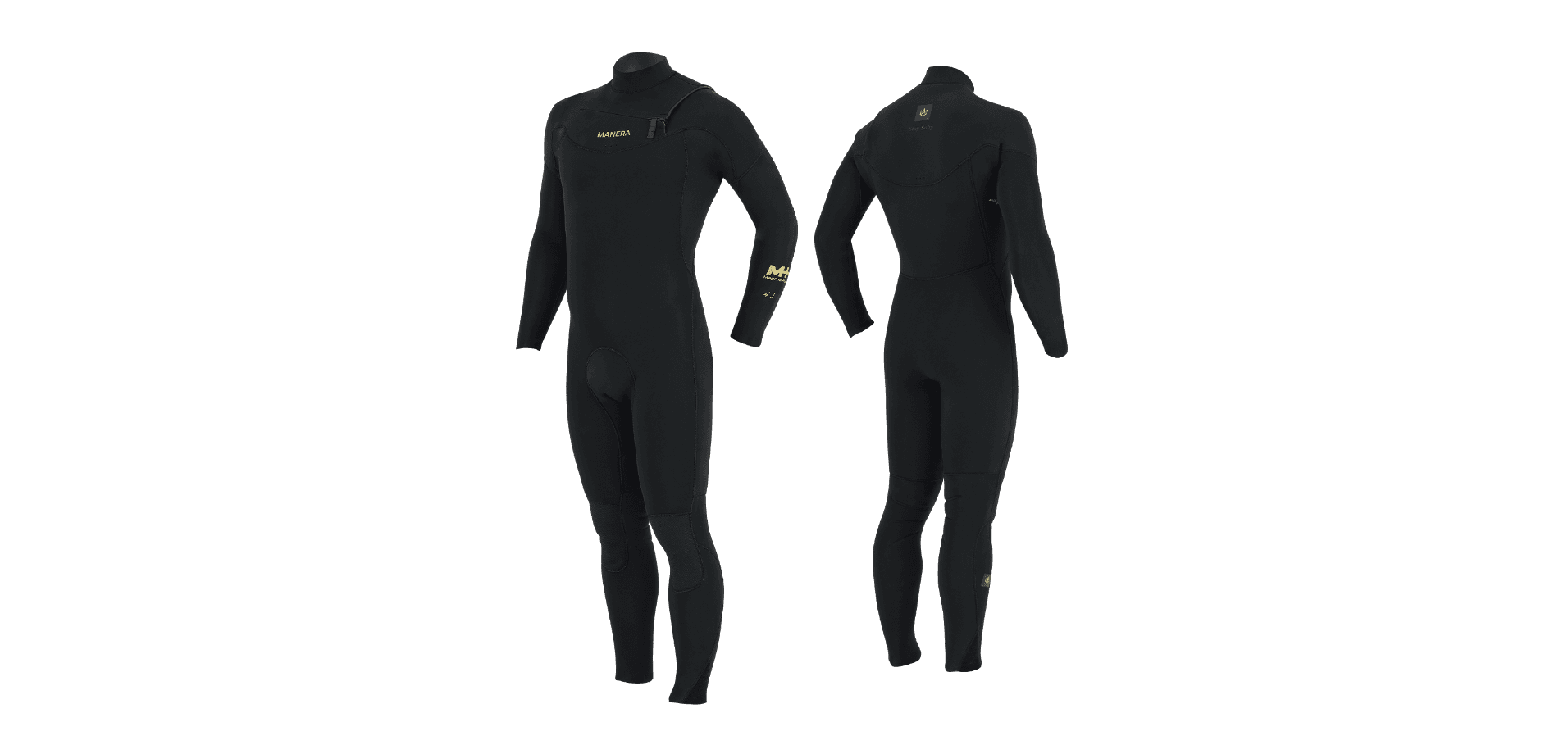 magma black Manera MAGMA - FZ 4,3mm  wetsuit - Afbeelding 1